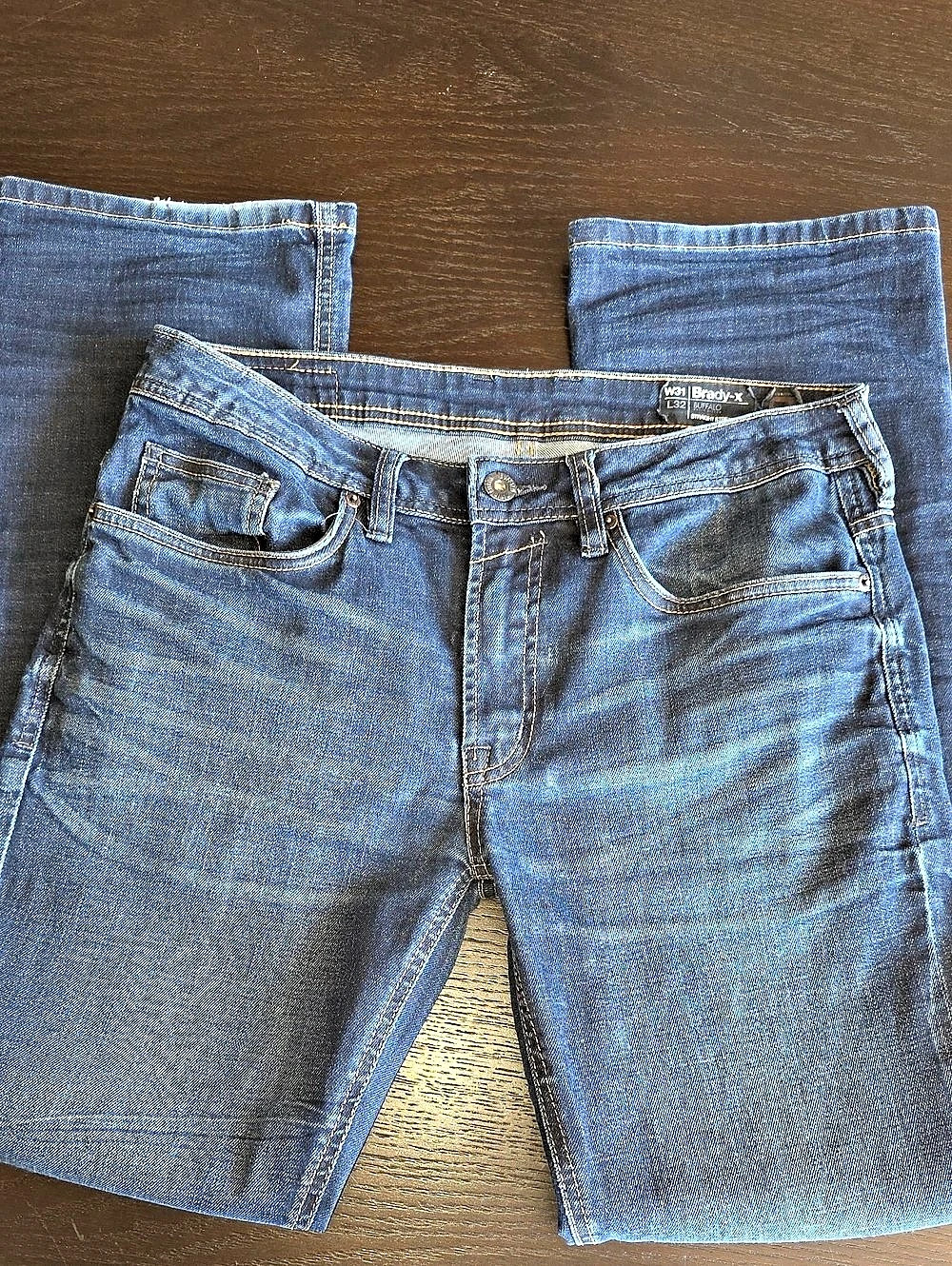 Buffalo David Bitton Brady-X Straight Stretch Jeans Bootcut Jeans Waist 31x32